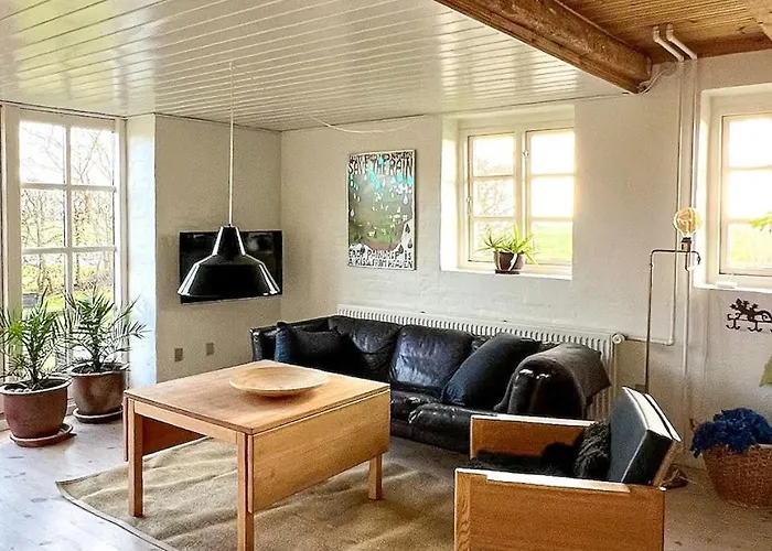 Half-timbered Farm With Sea View At Kalovig Rodskov